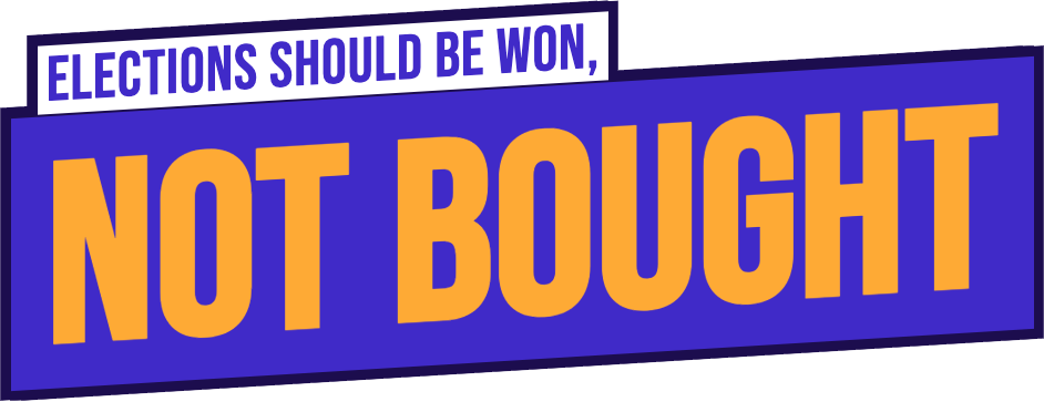 Elections should be won, not bought